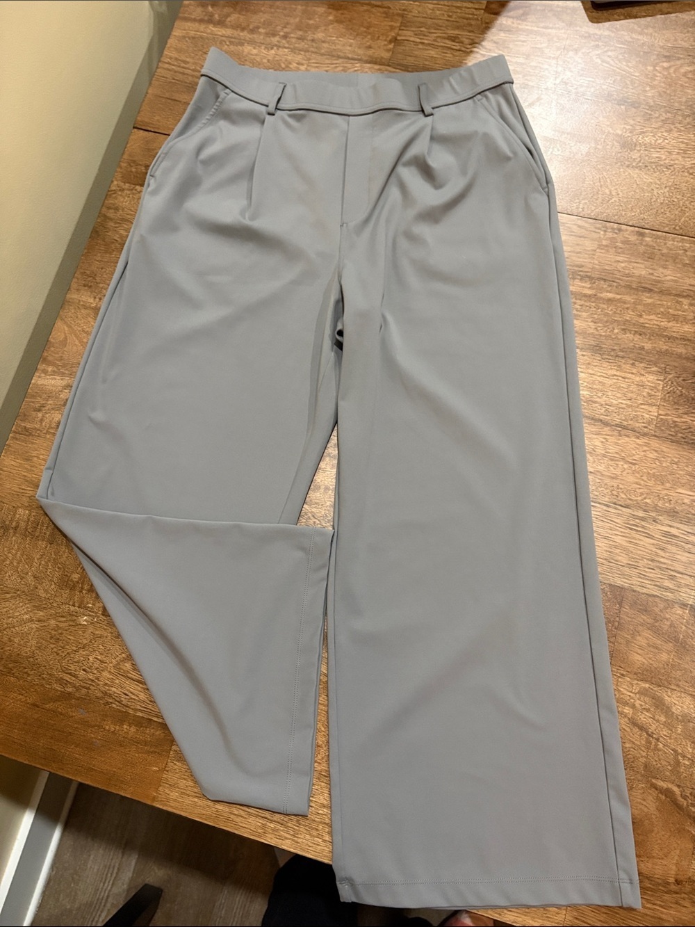 Halara Wide Leg Pants LP - Office Yoga Dress Pants Stretch Gray. Comfortable